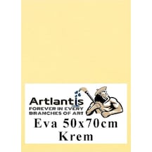 Krem Eva 50x70 Cm 1 Adet Eva Süngeri Okul Kreş Anasınıfı Elişi Etkinlikleri