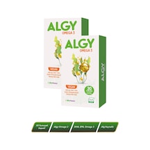 Algy Omega 3 Vegan 500 Mg Dha + Epa 30 Yumuşak Kapsül 2 x 30 Kapsül