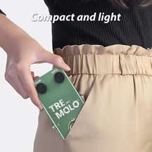 Dk Gitar Tremolo Pedalı Elektro Gitar Efekt Pedalı Açık Yeşil