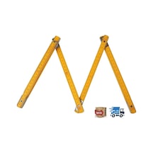Katlanir Metre - Ahşap Kirma Metre 2 Mt