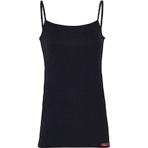 Blackspade 1261 Bayan Siyah İnce Askılı Thermal Atlet