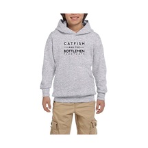 Zepplin Giyim Catfish And The Bottlemen Type Gri Çocuk Kapşonlu Sweatshirt