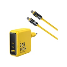 Aohi Youth 140w 3 Portlu Şarj Adaptörü, 240w 8k Süper Hızlı Şarj/data Kablosu Seti