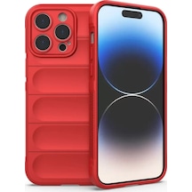 Newface Apple İphone 16 Pro Max Kılıf Optimum Silikon - Kırmızı