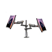 North Bayou D9c 27-50 İnch Çift Kol 2-20 Kg Vesa Uyumlu Profesyonel Monitör Standı