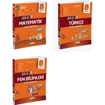 Gizli 2025 8. Sınıf Lgs Matematik + Türkçe + Fen Usta İşi Soru + Kavram Haritası Seti 3 Kitap