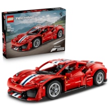 LEGO® Technic Ferrari 488 PISTA Araba 42235 - 9 Yaş ve Üzeri Çocuklar için V8 Motor İçeren Yaratıcı Oyuncak Yapım Seti (882 Parça)