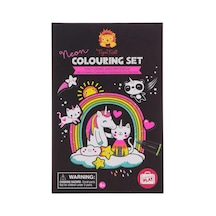 Bertoy Tiger Tribe Neon Unicorn Boyama Seti Ve Çizim Seti Diğer