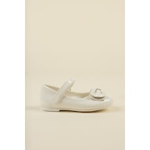 Gimer - Fiyonklu Beyaz Kız Çocuk Ayakkabı - Eyl1502G Beyaz Gimer - Fiyonklu Beyaz Kız Çocuk Ayakkabı - Eyl1502G Beyaz