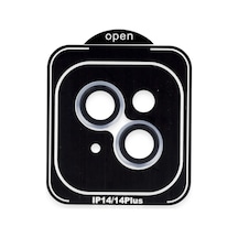 Joko Apple İphone 14 Pvd Metal Kamera Lens - Mavi Düz Renkli