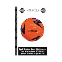 Özel Üretim Spor Malzemesi Top Antrenman Ft-100 2 Astar Futbol Topu No:5 Çok Renkli