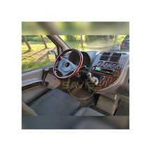 Mercedes Vito Eski Kasa 1996-1999 Uyumlu Koyu Meşe Full Set Torpido Konsol Maun Kaplama Koyu Meşe