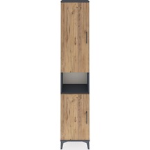 Arges Dolap 5 Raflı 2 Kapaklı 44x30x221 Antrasit-çam Antrasit
