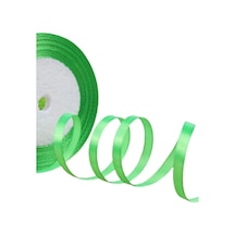 Saten Kurdele 6 Mm Fıstık Yeşili 2 Metre