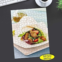 Et Dürüm Wrap Restoran 240 Parça Puzzle Yapboz-98566843
