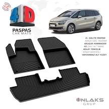 Citroen C4 Spacetourer Ferrous 4d Havuzlu Kauçuk Paspas 2018 2020