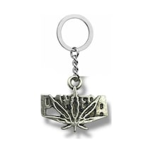 Pantera Logo Figürlü Gümüş Renk Metal Anahtarlık Heavy Metal Tarzı Aksesuar