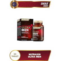Nutraxin Ultra Men 60 Tablet - L-Arjinin, Ginseng, Zencefil, Demir dikeni, Tarçın