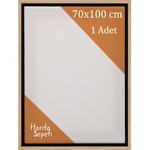 Gold Çerçeveli Tuval 70 x 100 CM Yatay & Dikey Profesyonel %100 Pamuk Boş Tablo
