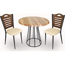 Beymobilya Bahçe Ve Balkon Masa Takımı Palermo Werzalit - Merdiven Tip 2 Li (540840544) Kahverengi