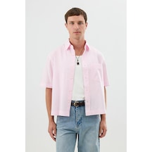 Antioch Boxy Fit Erkek Gömlek Pembe