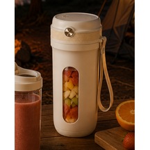 Kablosuz Taşınabilir Blender Güçlü Motorlu Meyve Sıkıcı Ve Smoothie Hazırlayıcı - Lisinya
