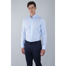 Bisse İtalyan Yaka Regular Fit Cepsiz Uzun Kol A.mavi Gmkls250060 33 Açik Mavi