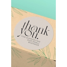 Small Business Thank You Sticker 3x3cm St2182 Çok Renkli