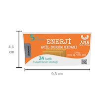 Ana Enerji Acil Durum Gıdası 125g 2500 Kj 1 Kişilik 24 Saatlik Besin Desteği