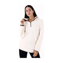 Scorp Cheer Casual Kadın Peluş Sweatshirt Ekru Standart Çok Renkli