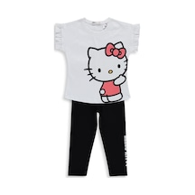 Hello Kitty 2-5 Yaş Takım - Kırık Beyaz-siyah