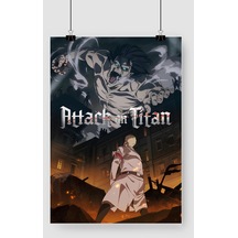 Attack On Titan Tasarımlı A3 Poster