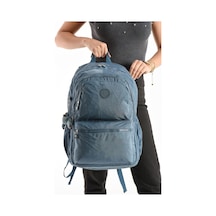 Baginn Unisex Kadın Sırt Çantası Gümlük Kullanıma Uygun Büyük Boy Seyahat Çantası 43 30 Cm Okul Çantası Mavi
