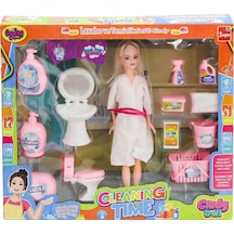 02452 Cindy Doll Bebek Lavabo Ve Temizlik Seti