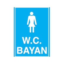 W.c. Uyarı Tabelası - 70x100 Foreks - Wt7