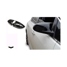 Audı A3 8p 2008 - 2012 Piano Black için Batman Yarasa Ayna Kapağı