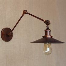 Riolight Retro Bakır Üç Mafsallı Hareketli Başlık Metal Aplik Şap Bakır