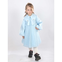 Xo Kids Kız Çocuk Elbise 2-6 Yaş 26471 MAvi