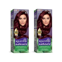 Hubrendy Tedarik Naturals Saç Boyası Kızıl Viyole 4/6 2x Paket