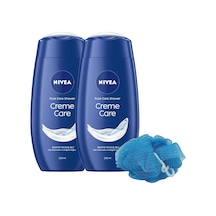 Creme Care Duş Jeli 250ml Ve Banyo Lifi Hediyeli, C Vitamini, Nemlendirici, X2 Adet, Avantajlı Paket 285 ML
