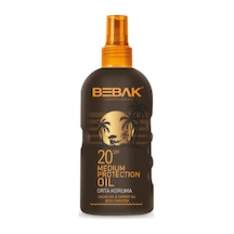 Bebak Spf20+ Etkili Bronzlaştırıcı Yağ 150 Ml