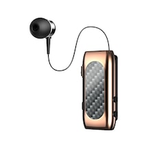 Suntek Egzersiz Için Mikrofonlu Klipsli Geri Çekilebilir Altın