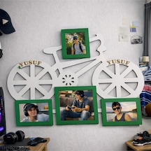 Bisiklet Resim Çerçevesi Kişiye Özel Şık Ve Modern No 137