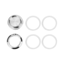 Duş Camı Sürgülü Kapı, Yuvarlak Paslanmaz Çelik Kulplar, Ev Banyo İçin Ahşap Kapı Çekme Kolu