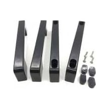 Yapı Cam Duşakabin Kare Kulp 140mm 150mm Veya 160 Mm 2 Kapaklık Siyah
