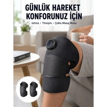 Buğz 3 Seviyeli Titreşimli Isıtmalı Diz Bakım Masaj Cihazı Yeni Nesil
