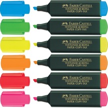 Faber Castell Fosforlu Kalem Textliner 1546 6 Renk Set