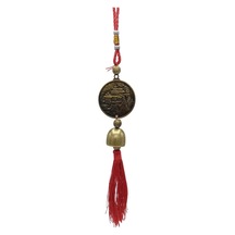 Çin Feng Shui Şans Ve Bereket Metal Çan Tapınak Buda 30 Cm