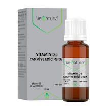 VeNatura Vitamin D3 Takviye Edici Gıda 1000 IU 460 Damla 20 ml
