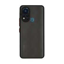İnfinix Hot 11s Kılıf Montreal Silikon Kapak - Siyah -